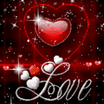 Cover Image of डाउनलोड Red Heart Love Live Wallpaper 4.1 APK
