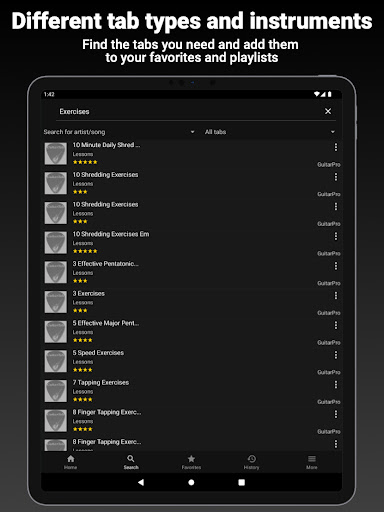 GuitarTab - Tabs and chords - Music & Audio - apps