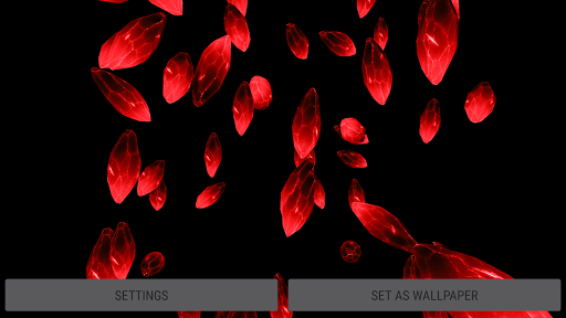 Crystals Particles 3D Live Wal