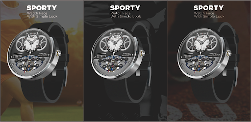 Android application Mechanical GP Watch Face Q28 screenshort