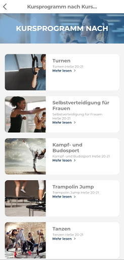 Sportzentrum EUF Screen 2