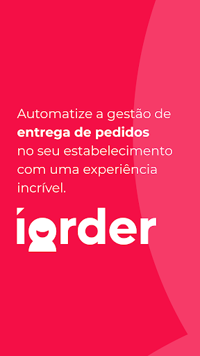 Android application iORDER para Garçom screenshort