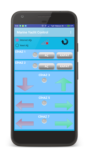 Android application Marine Yacht Control screenshort