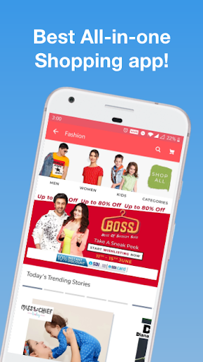 Android application TopShop Online Shopping screenshort