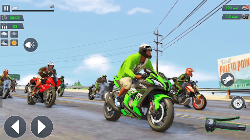 Traffic Race Highway Bike Ride 13