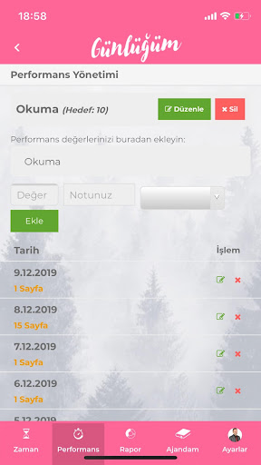 Günlüğüm Screen 2
