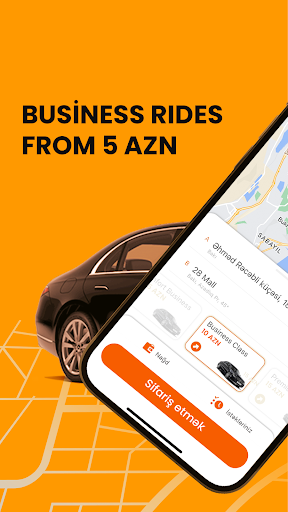 Android application MyDriver - Premium taxi Baku screenshort