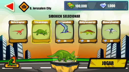 jogo do Tiranossauro Rex destruindo a cidade, NY Rex, Jogo de