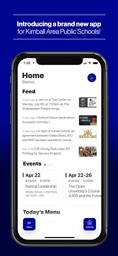 Android application Kimball Schools screenshort