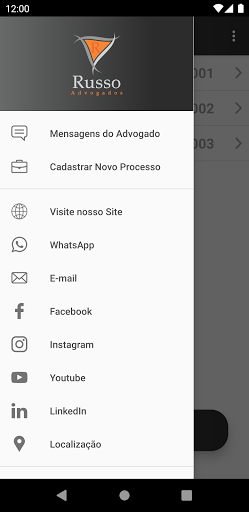 Russo Advogados Screen 3