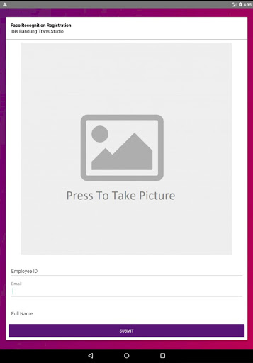 HeatraX Face Enrollment Screen 3
