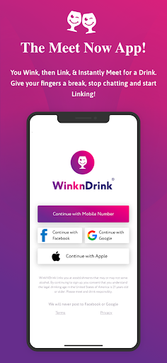 Android application WinknLink screenshort