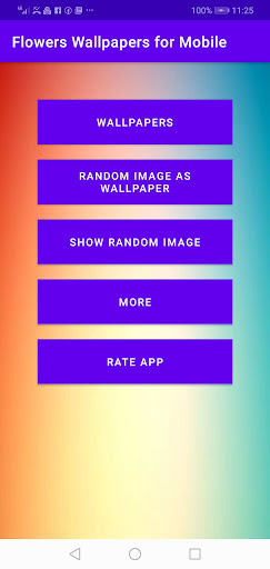 Android application Flowers Wallpapers for Mobile screenshort