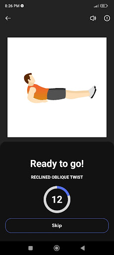 Android application WorkFit: Workout 4-Week Fitnes screenshort