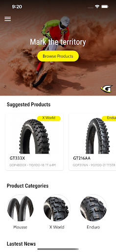 Android application Goldentyre World screenshort
