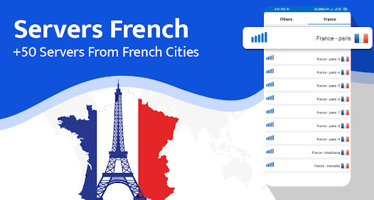 Captura 3 Francia VPN - Proxy VPN rápido android