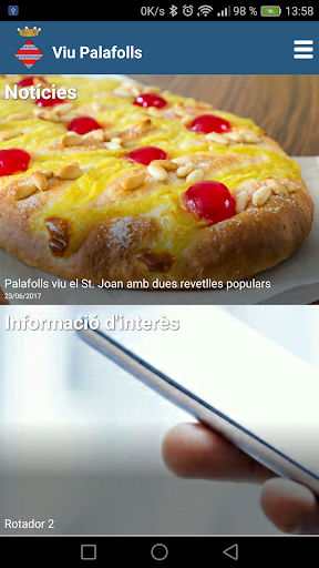 Android application Viu Palafolls screenshort
