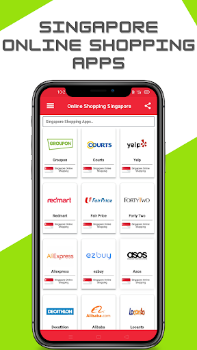 Online Shopping Singapore App Screen 2