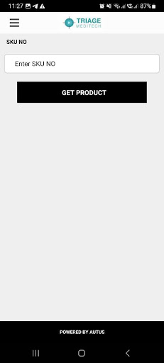 Android application Triage Sales Force screenshort
