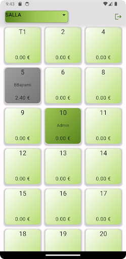 Bit Waitter Application Screen 2