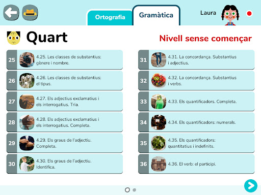Screenshot of Aula Valencià
