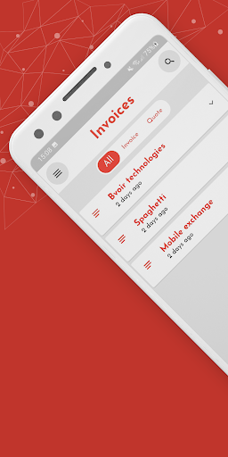 Android application Fast Invoice Maker screenshort