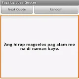 Tagalog Love Quotes icon