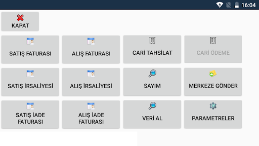 Android application Daraplus Saha Satış Yazılımı screenshort