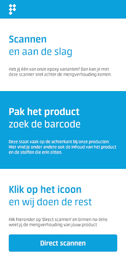Android application Polyestershoppen screenshort