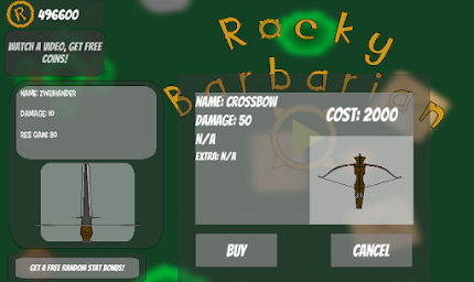 Rocky Barbarian - Offline Survival RPG Game