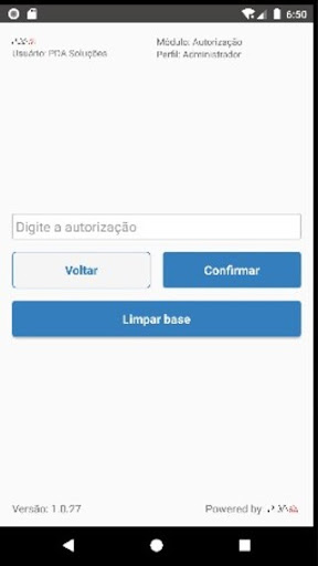 PDA - Inventário Screen 2