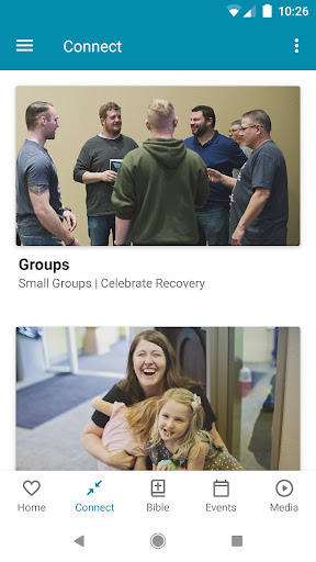 Rock Brook Church App Screen 2