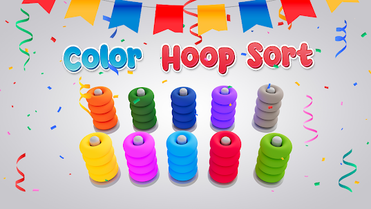 Color Hoop Sort : 3D Puzzle