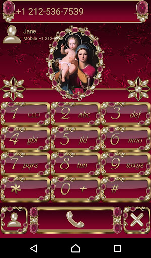 Android application Virgin Mary Crimson Dialer the screenshort