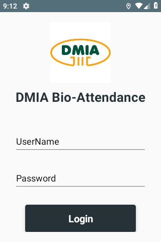 DMIA Bio-Attendance Screen 3