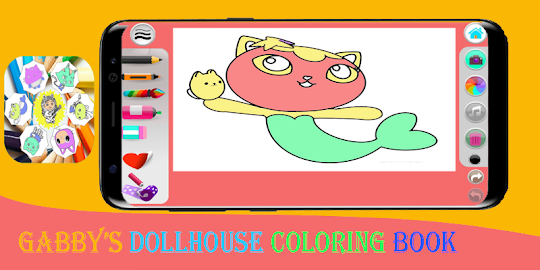 Gabby's Dollhouse ColoringBook