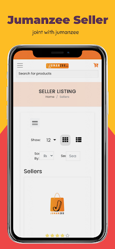 Android application Jumanzee Seller screenshort