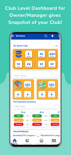 Android application Track My Academy screenshort