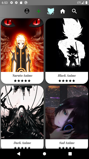 Android application Anime Wallpapers 4k screenshort