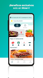 Wow+: restaurantes y delivery Screenshot