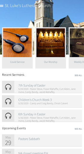 Android application St. Lukes Lutheran Church screenshort