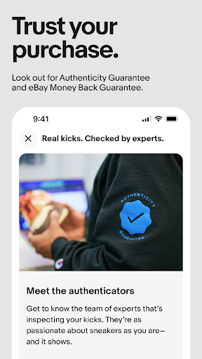 Screenshot of eBay online shopping & selling