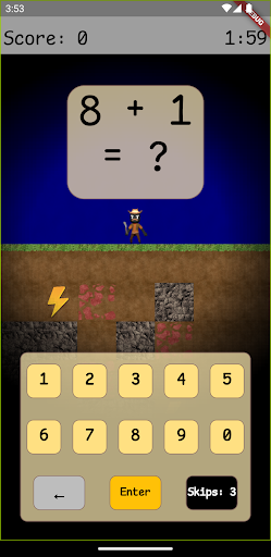 MathMiner Screen 3