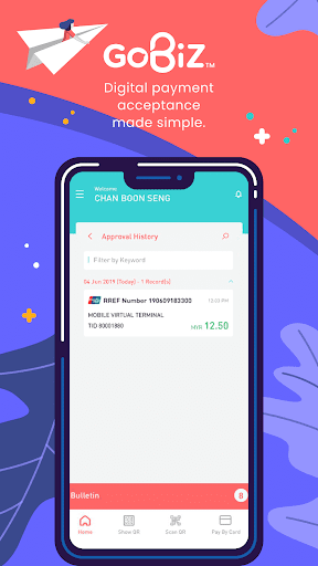 Android application GoBiz screenshort