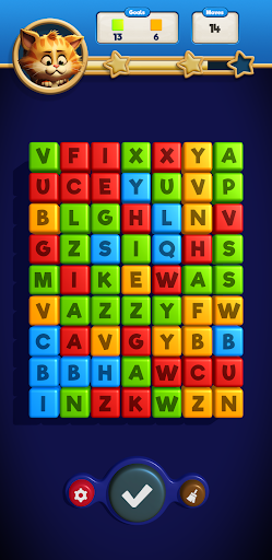 Android application Word Tile 3D Puzzle Game screenshort