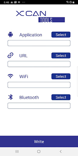 Android application XCAN Tools screenshort