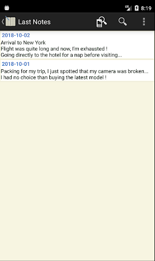 Daily Note Screen 2