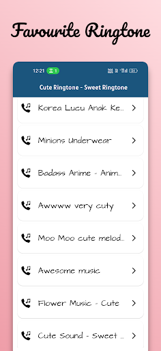 Cute Phone Ringtones - Sounds Screen 3