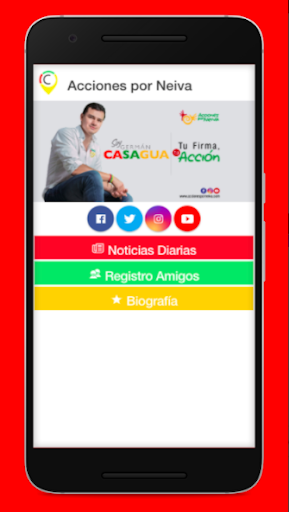 Android application Casagua App screenshort