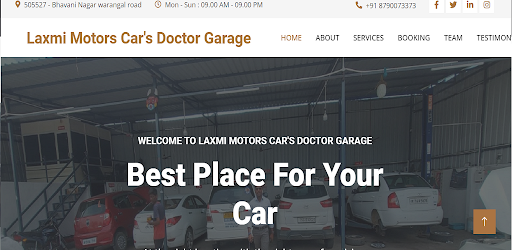 Android application Laxmi Motors Car's Garage screenshort